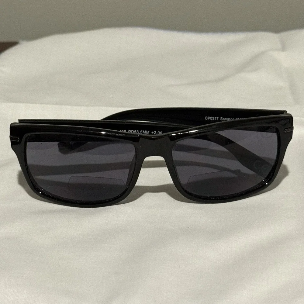 Foster‎ Grant Men's Senate Segmented Sunreaders Square Reading Sunglasses +2